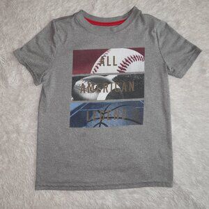 Boys Size Small BCG All American Legend Baseball, Football, Basketball T-Shirt